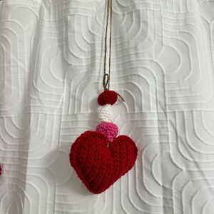 Handmade Red Heart Ornament